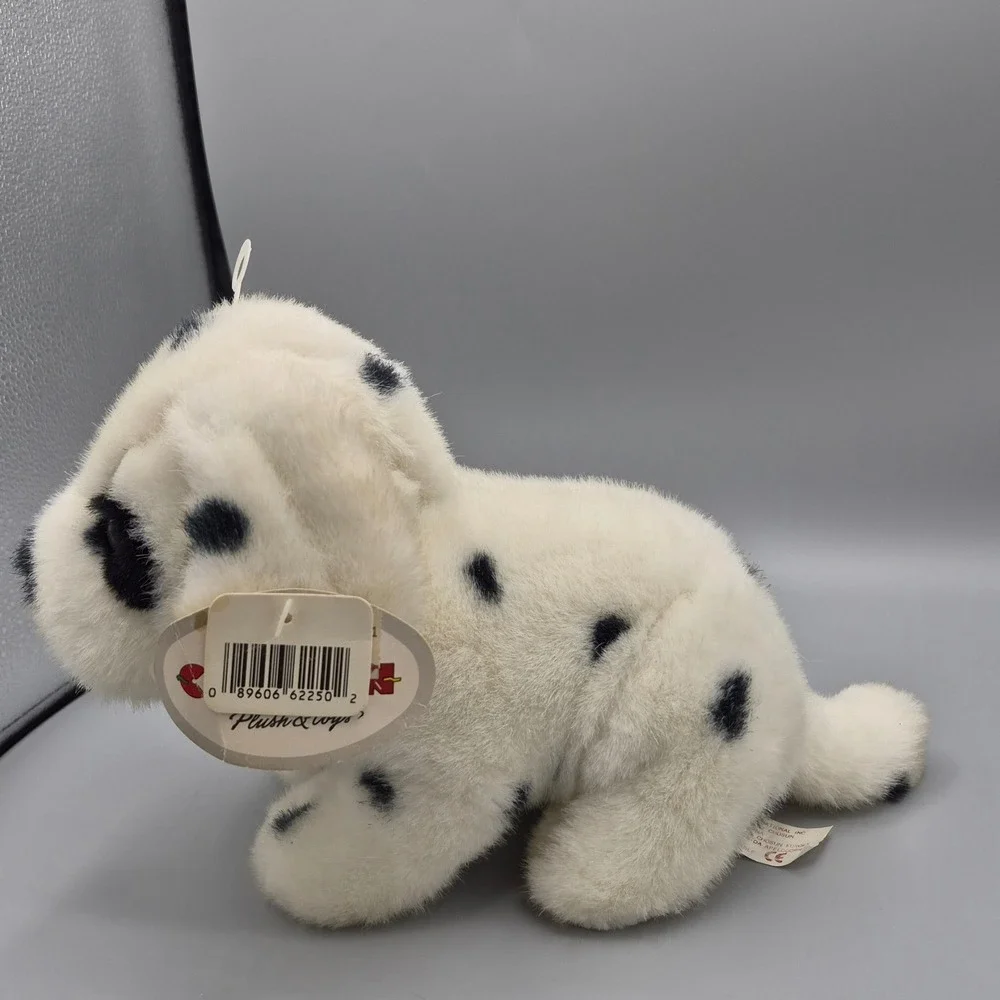 Chosun Vintage Dalmatian Puppy Plush Spotted Dog‎ White Black Kay-Bee Tag 62250